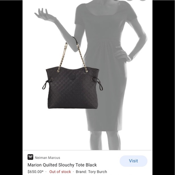 ❤️TRADED❤️Tory Burch Marion Quilted Slouchy Tote - Picture 14 of 16